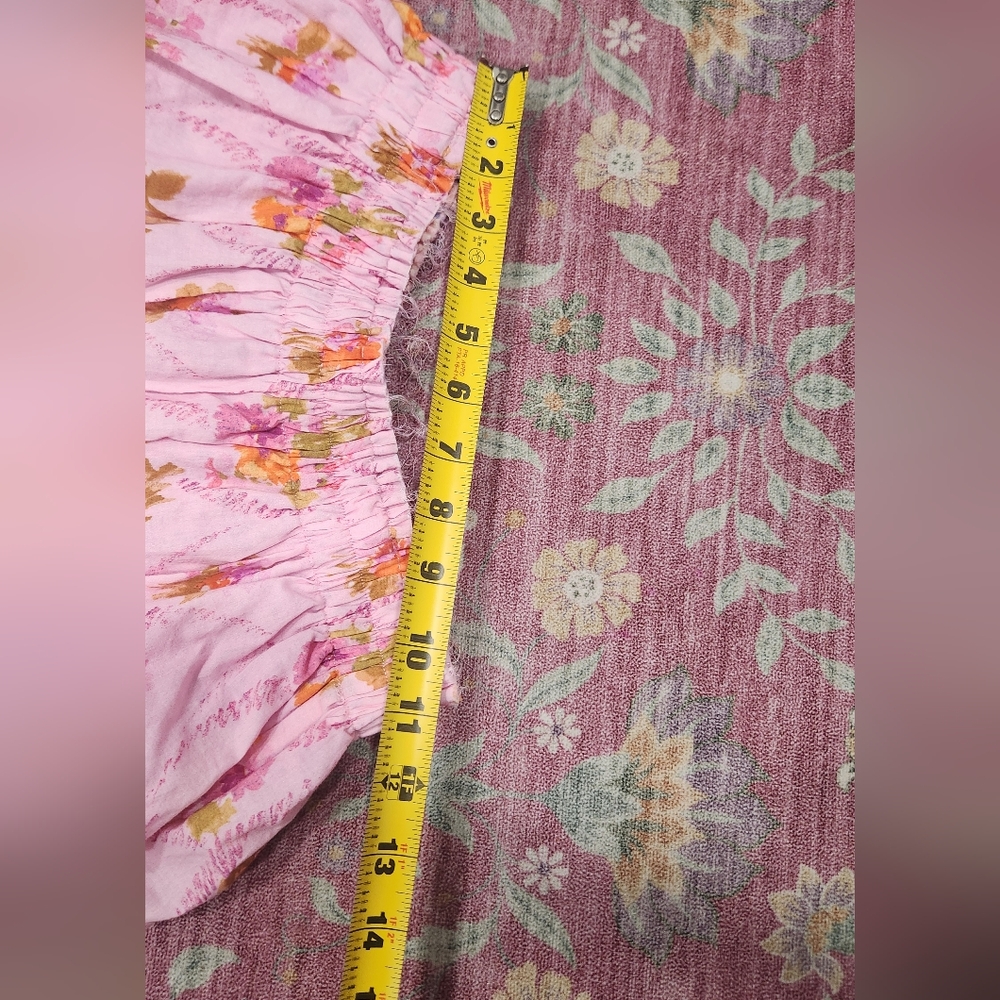 LoveShackFancy Ruffle Mini Skirt in Exploded Pink XS - Picture 6 of 9
